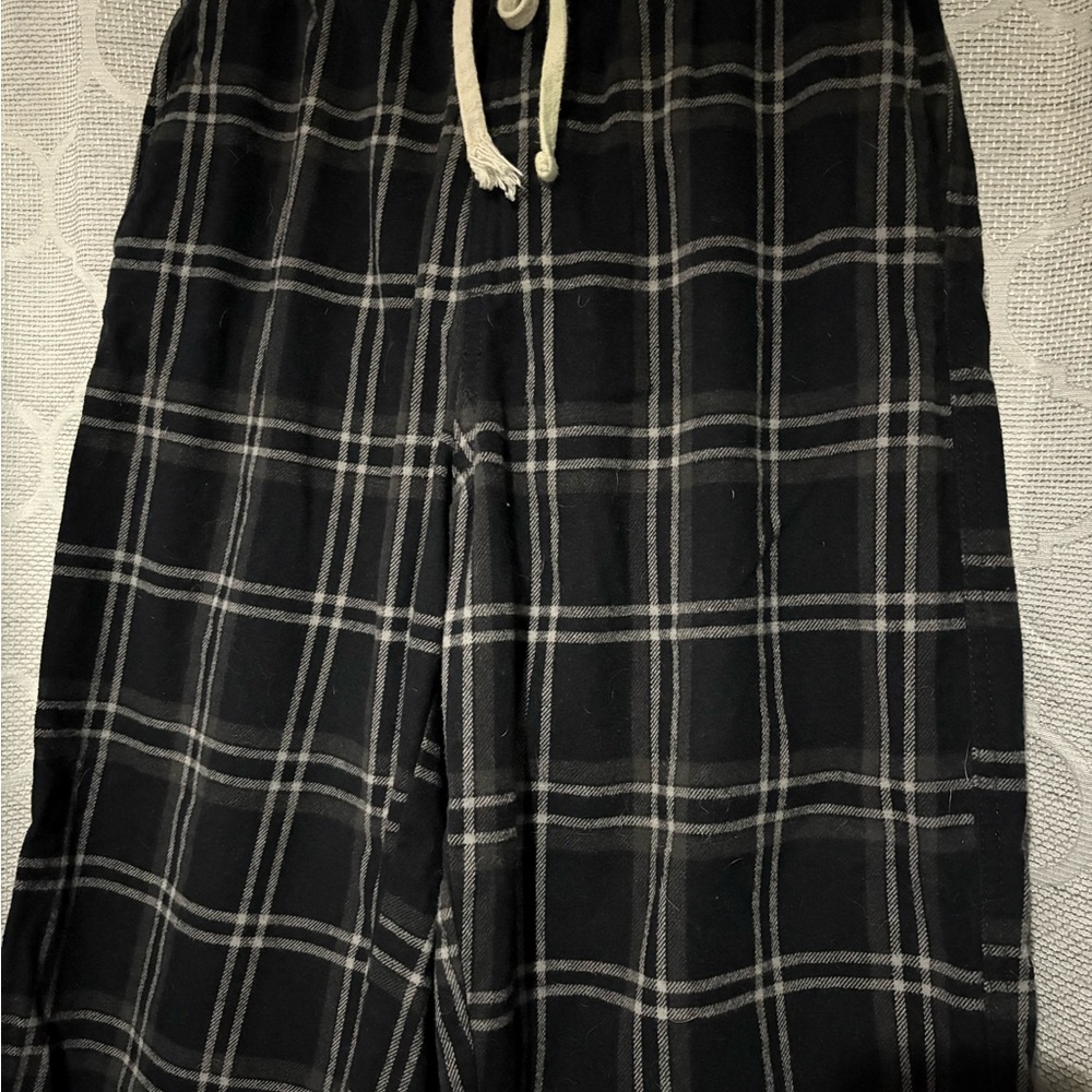 Tilly's Black and White Plaid Joggers